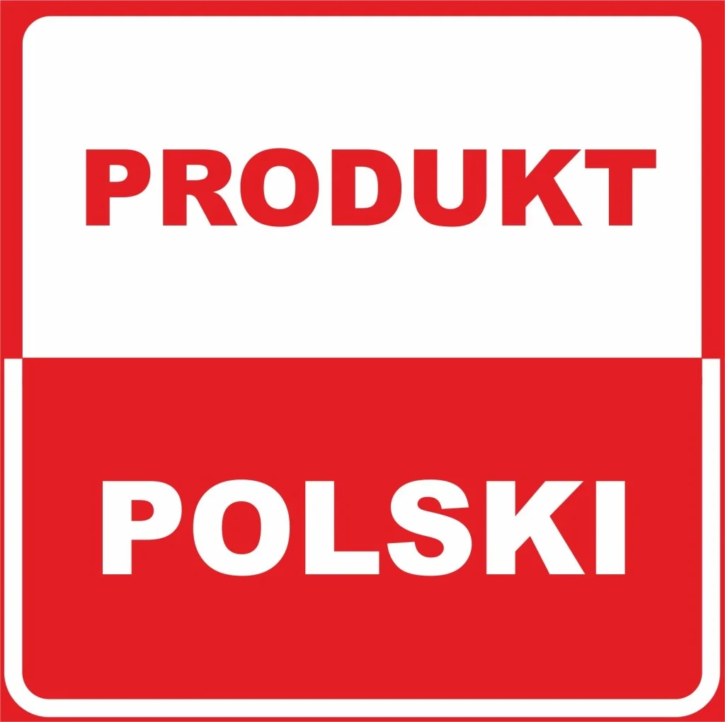 PRODUKT POLSKI paczka etykieta naklejka 1000 szt